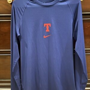Nike Texas Rangers Blue Dri-FIT Shirt